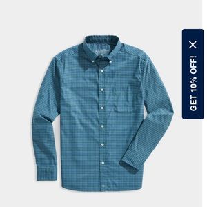 NWOT men’s Vineyard Vines Gingham Shirt
